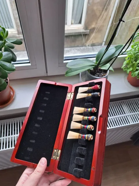 Musical Instrument Bazooka - 1 Stück Fagottblatt-Aufbewahrungsbox aus Ahornholz, für