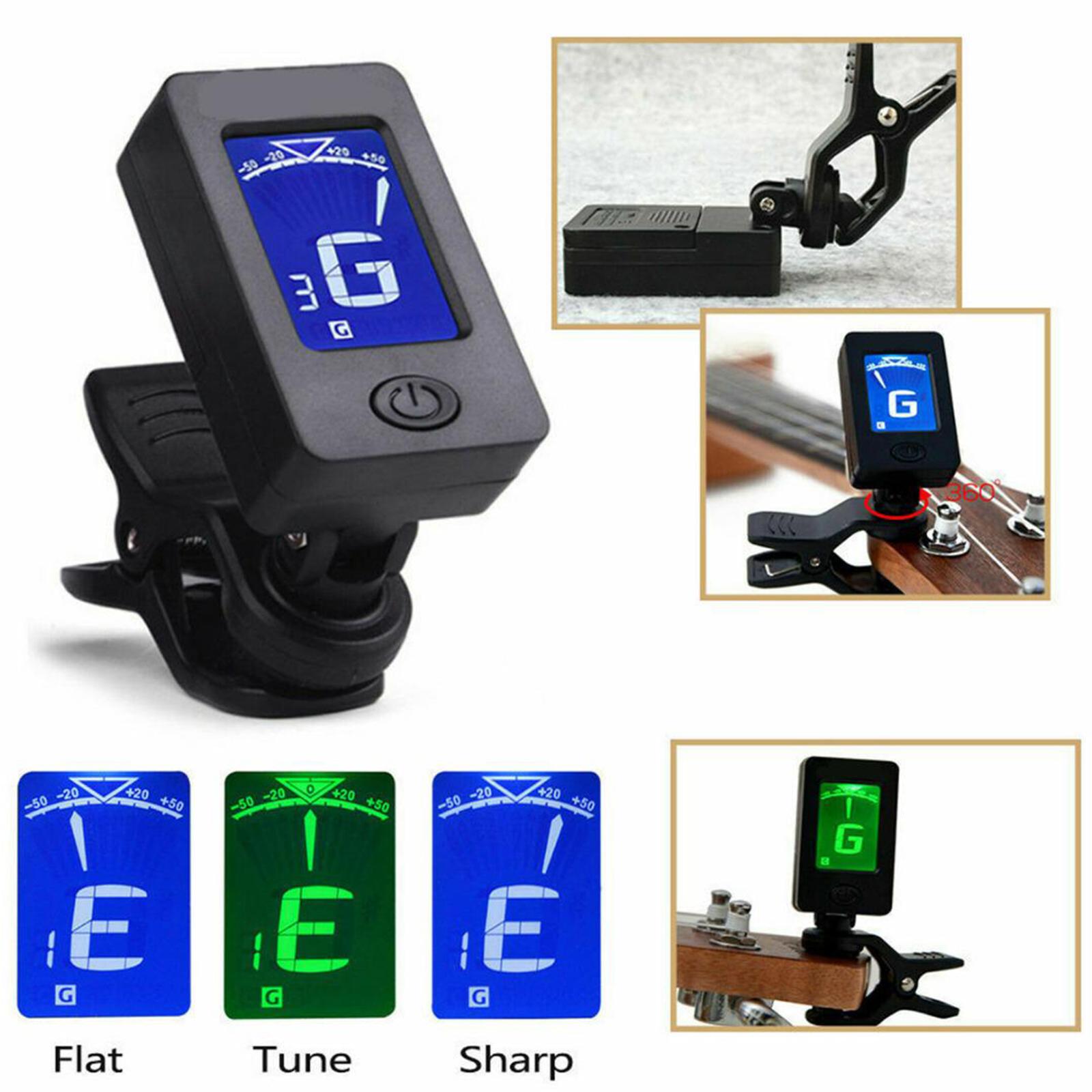 Mandolin A Style - Professionell 360 ° Clip-On Gitarrenstimmer mit