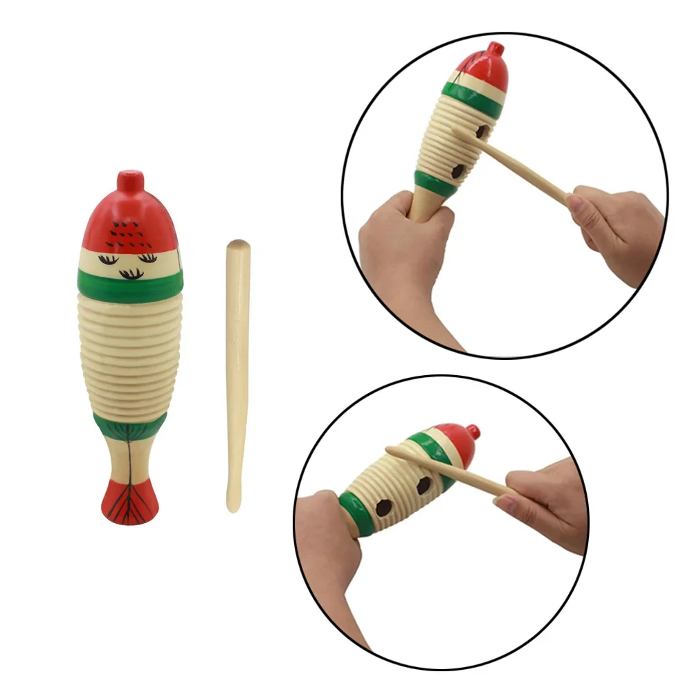 Musical Instrument Games - Hölzerner Fisch Musikinstrument Orff Perkussionsinstrument Kleinkind