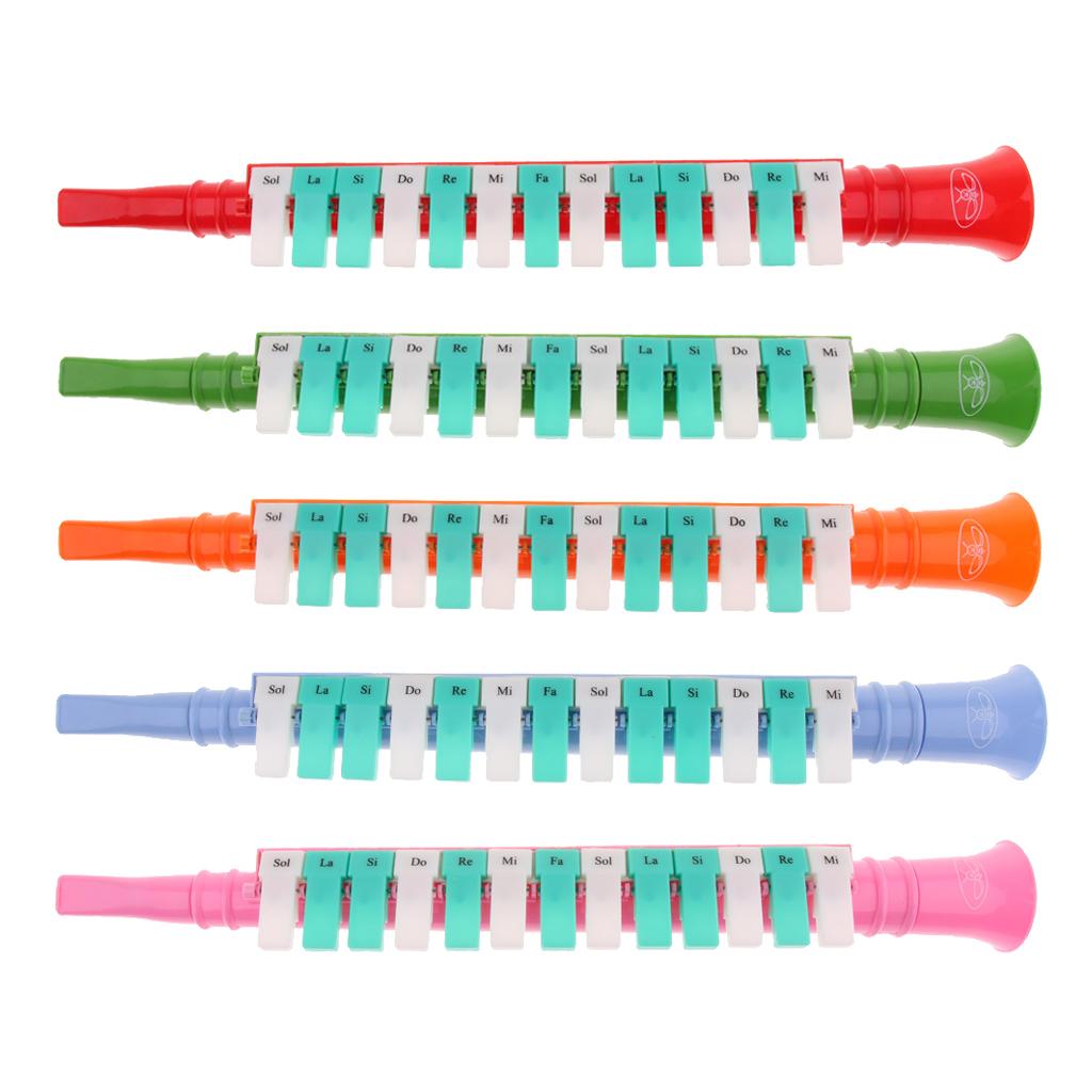 Melodica Keyboard Wind - Blasinstrument Spielzeug Mundharmonika Tastatur Instrument 13-Tasten
