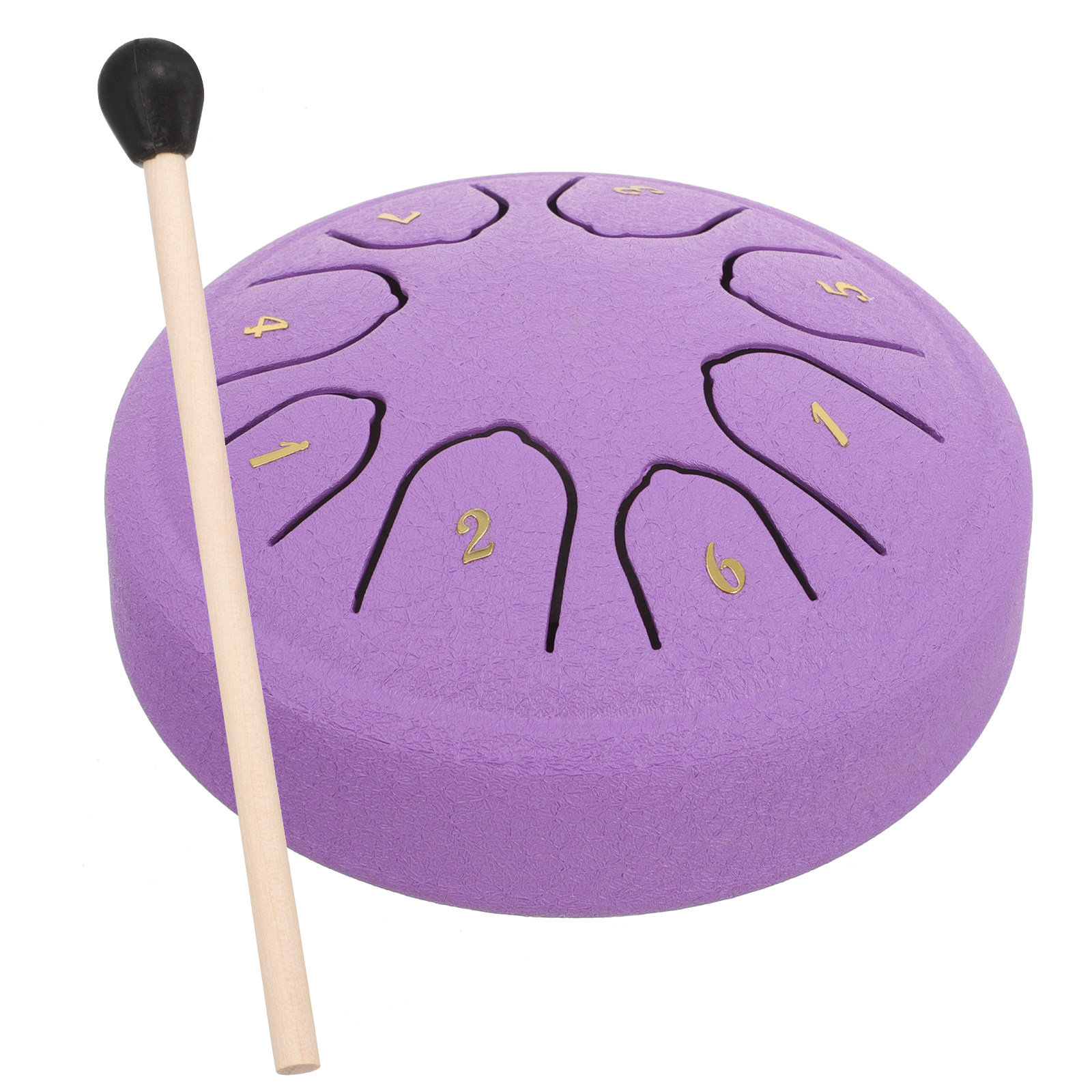 Musical Instrument With Hand - 1 Set Stahl-Zungentrommel Tragbares Kompaktes Meditationsinstrument