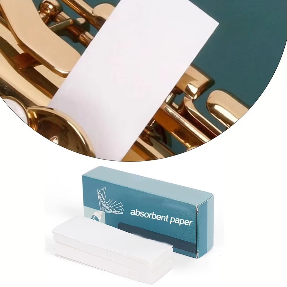 Musical Instrument Bazooka - 100 stücke Saxophon Pad Saugfähigen Papier