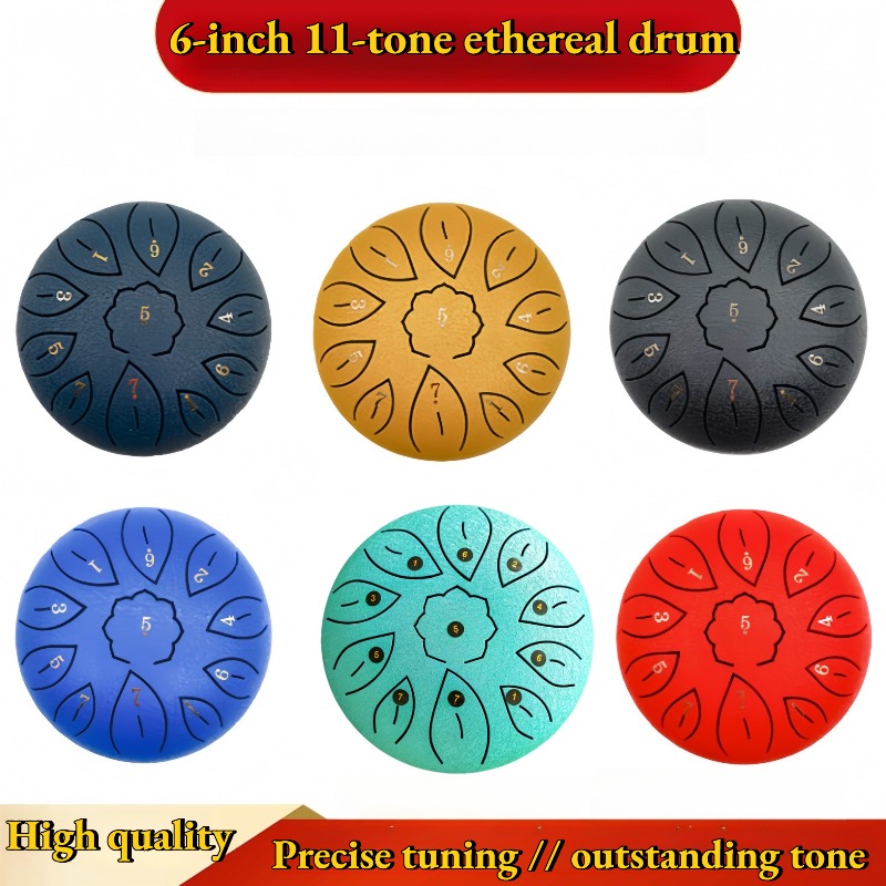 Musical Instrument With Hand - Instrument Ethereal Drum 6 Zoll 11
