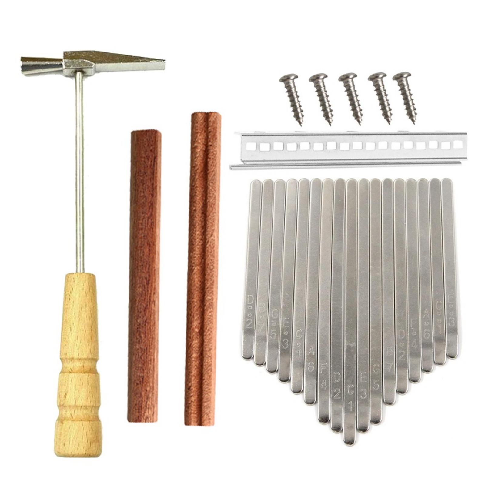 Musical Instrument Repair - DIY Kalimba Daumenklavier 17 Tasten Silberner