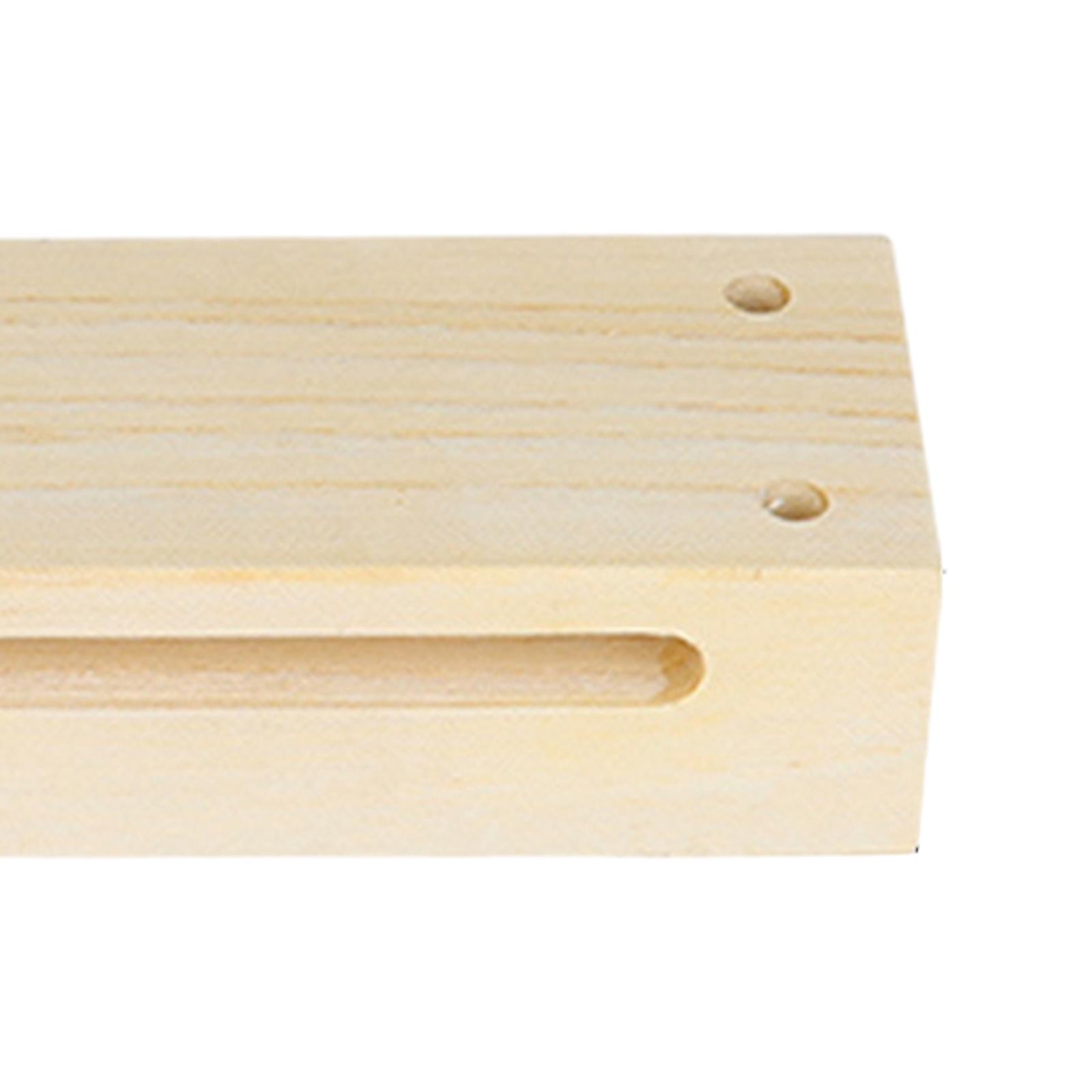 Musical Instrument Games - Holzblock-Musikinstrument, Musik-Holzblock mit Schlägel, einfach zu