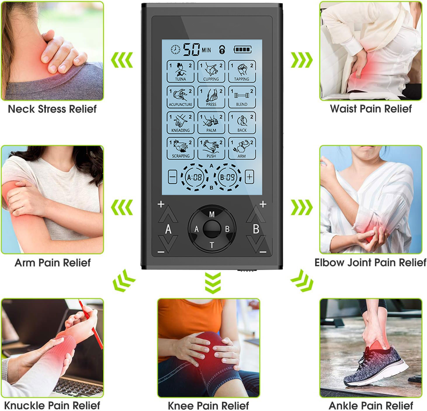 Ems elektrische Muskel therapi – Vibraslap Percussion Bewertung und Preis