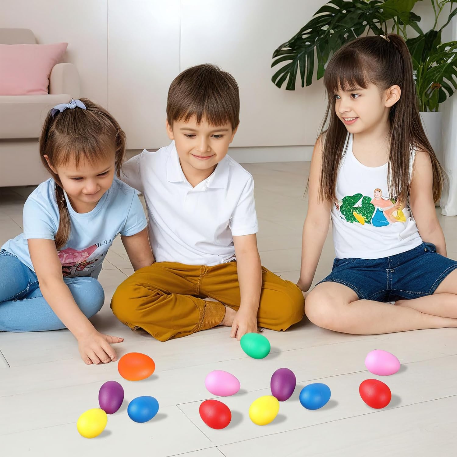 2 Stücke Kunststoff Ei Shaker  – Musical Instrument Games Bewertung und Preis