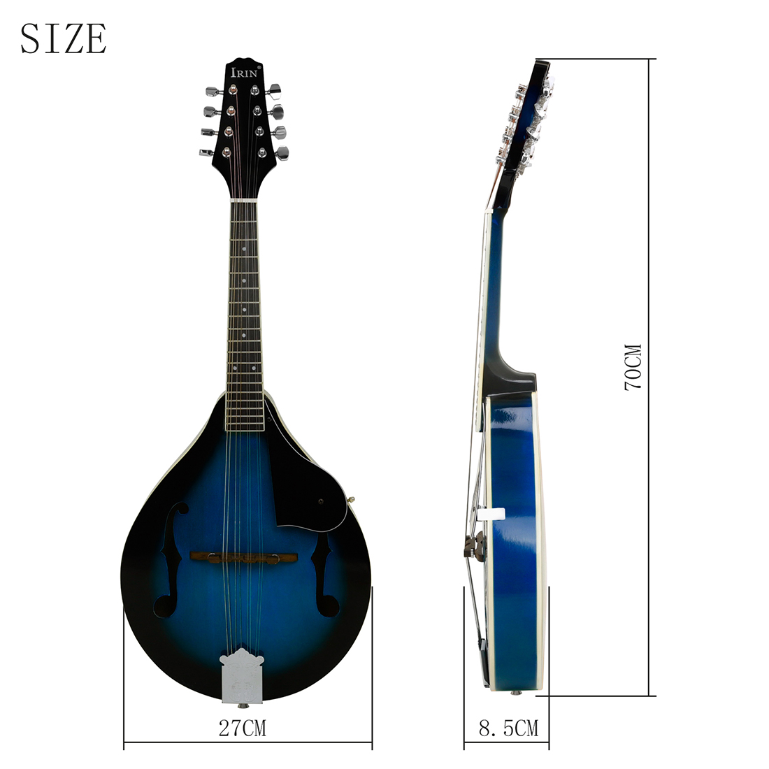 IRIN 8-saitige Mandoline, Gita – Mandolin A Style Bewertung und Preis