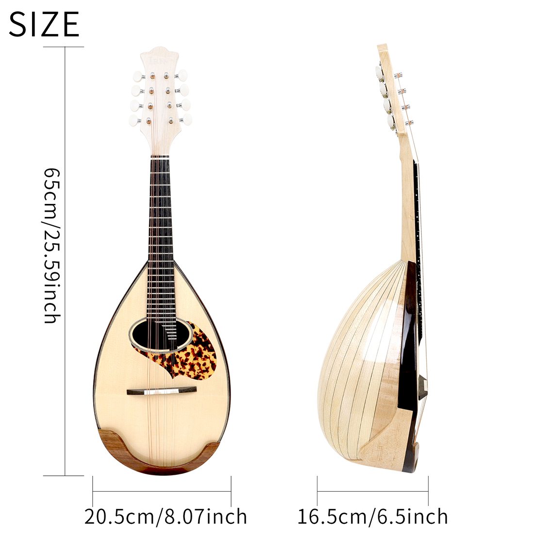 IRIN 8-saitige Mandoline mit S – Mandolin A Style Bewertung und Preis