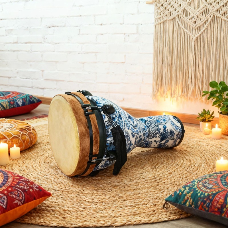 Neue 12-Zoll afrikanische Trom – Musical Instrument With Hand Bewertung und Preis